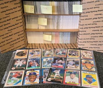 Approx. 2,000 Baseball Cards Lot &ndash; Upper Deck, Topps, Donruss, Fleer, Hall of Famers, 1990s