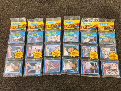 1991 Donruss Baseball Series 1 Value Packs &ndash; 6 Factory Sealed 45-Card Packs Willie Stargell Puzzle