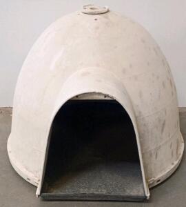 Petmate Indigo Large Igloo Dog House, 43.8" x 34" x 25.8", For 50&ndash;90 lb Dogs