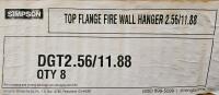 Simpson Strong-Tie DGT2.56/11.88 Top Flange Fire Wall Hanger, 2.56"x11.88", Box Of 8, ESR-2523 - 3