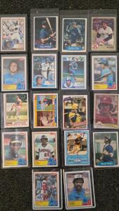 1982&ndash;1984 Topps Baseball Hall Of Famers &ndash; Nolan Ryan, Rickey Henderson, Winfield, Brett, Parker