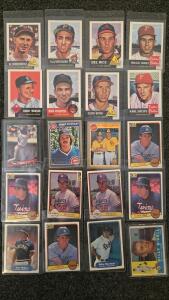 20 Vintage & Modern Baseball Cards &ndash; Includes 1953 Topps, Autographed Cecil Fielder