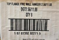 Simpson Strong-Tie DGT2.56/11.88 Top Flange Fire Wall Hanger, 2.56"x11.88", Box Of 8, ESR-2523 - 2