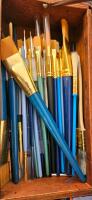 Large Arts & Crafts - Paints, Brushes, Yarn, Crochet Fruits, Cards, Office Supplies, 20 lbs - 3
