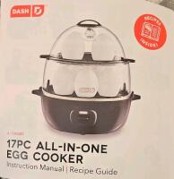 Dash 17PC Egg Cooker (tested, works), 3-Drawer Organizer, LED Candles, Patio Lights (tested, works), Holiday D&eacute;cor Lot (L) - 4