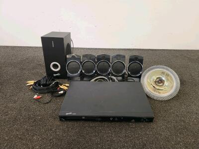Supersonic SC-38HT 5.1 Channel Home Theater System (tested) with DVD Player (tested) and Karaoke Function