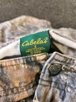 Cabela's & Mossy Oak Camouflage Hunting Clothing Lot, Pants, Jackets, Vests, Bag, Size 32 M/L (Shelf G) - 4