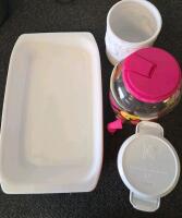 Assorted Kitchenware Lot &ndash; Yeti & Stanley Tumblers, Stock Pots, Organizers, Casserole Dishes - 3