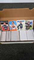 Mixed Lot of 800+ Football & NASCAR Trading Cards, 1990s-2020 Donruss, Rookies Included, Boxed - 2