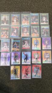 2017-18 NBA Hoops Green /99 & Panini Crusade Basketball Card Lot &mdash; Stars & Parallels, 23 Cards