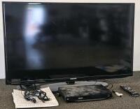Samsung 40" LED Smart TV UN40H5203AF (2015) & Philips Blu-ray Player BDP2900/F7 Bundle (both tested and work) (g)