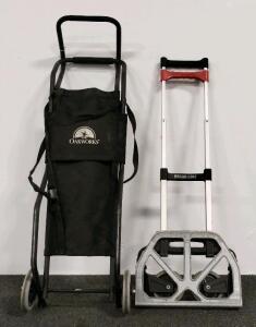 Oakworks Utility Cart & Magna Cart 150 lb Folding Hand Truck, 6"/5" Wheels, Collapsible
