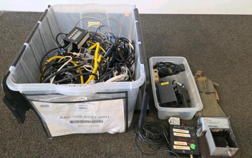 Mixed Lot Industrial Networking Control Modules, Cables, "RAV-1058-ASSY-0001", 30+ Components