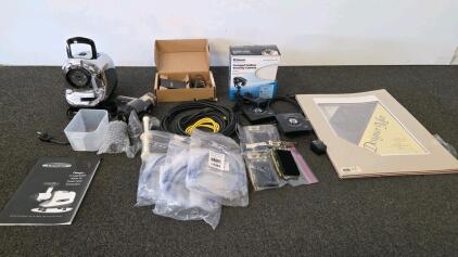 Omega 8005 Juicer, Swann Security Cam, MyQ Garage, Perle Media Conv, Nvidia Cards, Mats, Cables