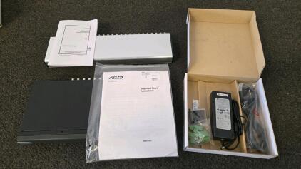 Pelco Digital Sentry DVR & Vicon VDA-8-16 Amplifier Bundle, PSU, Manuals, 16 Channels