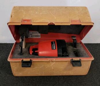 David White AutoLaser 300 Rotary Laser Level Kit with Detector, Case, Serial 9064 (Shelf A)