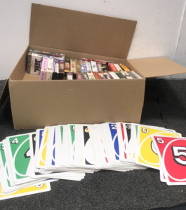 (30) Classic VHS Movies (1) Set Of Jumbo Uno Cards 7.5&rdquo; x 10&rdquo;
