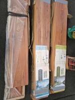 Inhaus Solido Visions Laminate Flooring, 9mm Thick, 4-Sided Bevel, Megaloc Installation, golf clubs. ( Shelf G) - 2