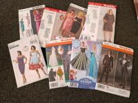 Large Sewing & Cosplay patterns Supply Lot &ndash; 40+ Patterns, Mixed Fabrics, Thread, Storage Accessories, Costumes. (Shelf K) - 2