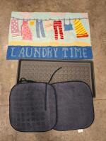 Large Assorted Lot of 11 Rugs & Mats&mdash;Area Rug, Doormats, Floor Mats, Kitchen Pads, Multi-Design - 2