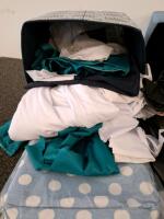 Large Bulk Sewing & Craft Lot: 5 Bins Fabric, 100+ Floss, 40+ Threads, Patterns, Notions, Storage - 2
