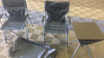 Camping Chairs and Table