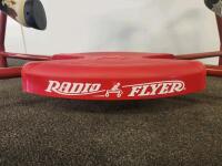 Radio Flyer Blaze Interactive Spring Riding Horse with Sounds, Brown/White Cow Pattern - 3