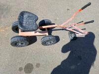 RIDGID 6-Gallon Wet/Dry Shop Vacuum & Albott Kids Ride-On Digger, Manual Controls, 4-Wheel Design - 4