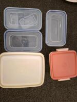 Mixed Lot: Smartware 16pc Bakeware, Office Depot Binders, Craft Kits, Cables, Storage Containers - 4