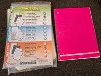 Mixed Lot: Smartware 16pc Bakeware, Office Depot Binders, Craft Kits, Cables, Storage Containers - 6