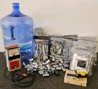 Mixed Lot: 40+ Tool Sockets, FebSmart PCIe VER006C Risers, Cables, Penmex SW21 Tachometer