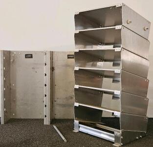 Ranger Design 79-914 Aluminum Van Shelving System, 6 Shelves, 48" W x 13.5" D x 62.5" H