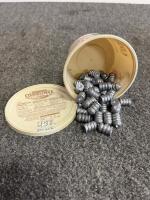 .38/.357 Caliber Semi-Wadcutter Lead Bullets, Approx. 50-70 Count, 44 Caliber Cast Lead Bullets, 0.430" Diameter, Round Nose, Approx. 25 Ct, Hand Cast, Lubed - 5