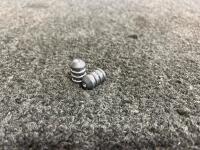 .38/.357 Caliber Semi-Wadcutter Lead Bullets, Approx. 50-70 Count, 44 Caliber Cast Lead Bullets, 0.430" Diameter, Round Nose, Approx. 25 Ct, Hand Cast, Lubed - 7