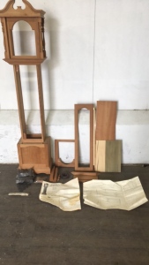 Grandfather Clock kit - Wood is in good shape and internals are still in boxes