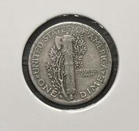 1943-D Mercury Dime Pair, 90% Silver, Denver Mint, WWII Era, Circulated Condition - 3