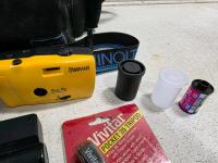 Working Minolta SR-T 101 35mm SLR Kit w/ MC Rokkor 58mm f/1.4 Lens, Flash, Manuals, Case, Accessories - 7