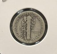 1944 & 1945 Mercury Dimes &ndash; 90% Silver, Liberty Head, Circulated, Set of 2 US Coins - 3