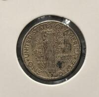 1944 & 1945 Mercury Dimes &ndash; 90% Silver, Liberty Head, Circulated, Set of 2 US Coins - 5