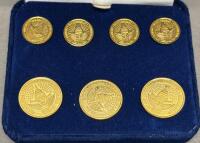 Reagan 1981 Inauguration Button Set, Coin Cufflinks, Money Clip, Tie Bars & Jewelry Lot - 3