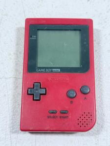 Nintendo Game Boy Pocket Red Handheld Console, Missing Battery Cover, 2.6" LCD, 1996 Release & Nintendo New 3DS XL Solgaleo & Lunala Black Edition &ndash; 2016 &ndash; Model RED-001, Serial QW40937422I