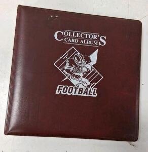 Early 1990s Fleer Ultra Football Card Collection in Collector's Album (200+ Cards)