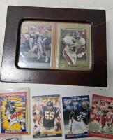 1990 Football Card Lot &ndash; Score, Topps, Pro Set, Montana, Sanders, Sharpe, HOF Rookies, Box - 4