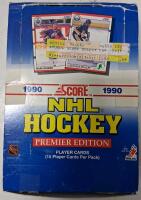 1990 Score NHL Hockey Premier Edition Box &ndash; Mark Messier, Modano, Rookie Cards, 36 Packs