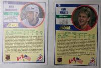 1990 Score NHL Hockey Premier Edition Box &ndash; Mark Messier, Modano, Rookie Cards, 36 Packs - 4