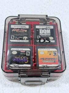 Nintendo DS Game Lot: Mah Jong Quest, DQM Joker, Spyro, Professor Layton + Case USA