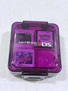 Nintendo 3DS/DS Games in Case: Shin Megami Tensei IV, Pok&eacute;mon White, Pok&eacute;mon Y, USA Region