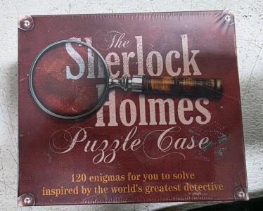 The Sherlock Holmes Puzzle Case Board Game Set &ndash; 1&ndash;6 Players, 2014 Edition, New in Shrink Wrap