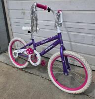 Huffy Sea Star 18" Kids' Bike, Purple, Single Speed, Coaster Brake, Training Wheels - 2