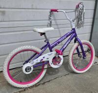 Huffy Sea Star 18" Kids' Bike, Purple, Single Speed, Coaster Brake, Training Wheels - 3